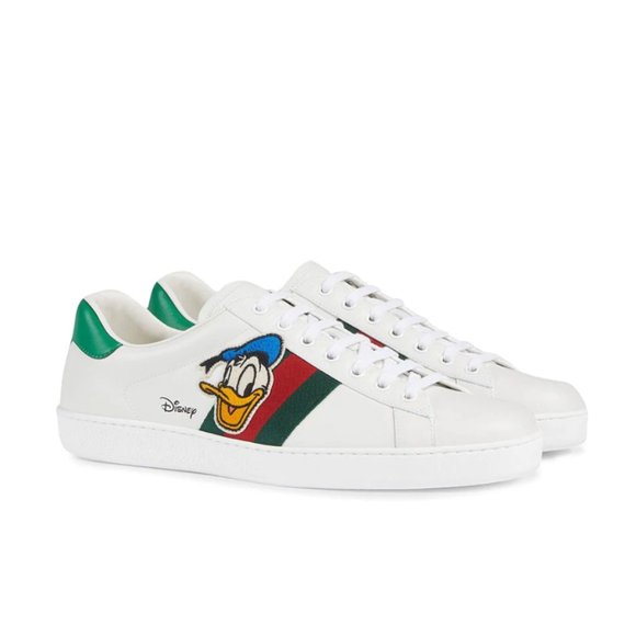 Gucci x Disney Donald Duck Ace Sneakers - Picture 1 of 13